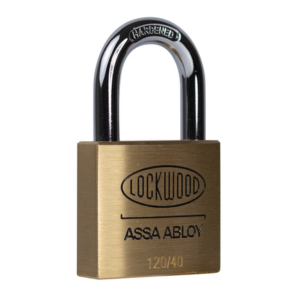 Lockwood 120 Series 40mm solid brass padlock 2 pack in display packaging (3)