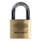 Lockwood 120 Series 40mm solid brass padlock 4 pack in display packaging
