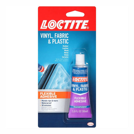 Loctite Vinyl, Fabric & Plastic Flexible Adhesive 30ml (Clear)