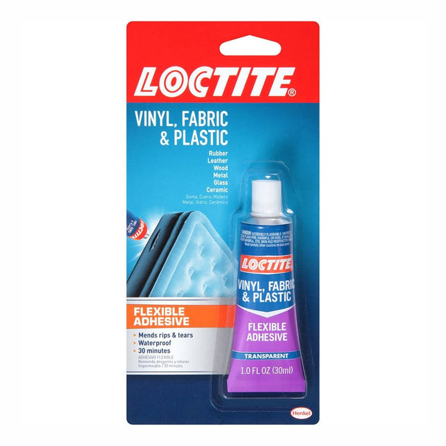 Loctite Vinyl, Fabric & Plastic Flexible Adhesive 30ml (Clear)