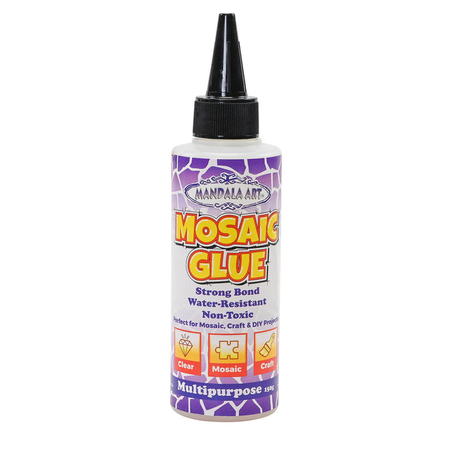 Mandala Art Clear Acrylic Craft Mosaic Glue 150ml squeeze bottle