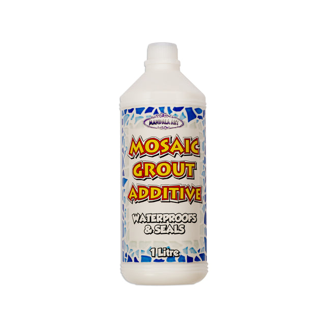 Mandala Art Mosaic Grout Sealer and Waterproof Additive 1L white bottle