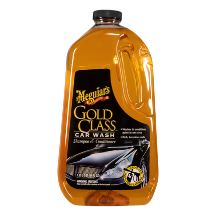 Meguiar's Gold Class Car Wash Shampoo & Conditioner 1.89L bottle