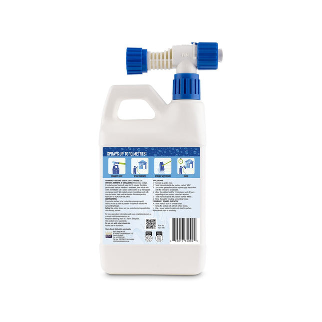 Miracle Brands Outdoor Cleaner 1.89L Hose End Spray (Concentrate) (2)