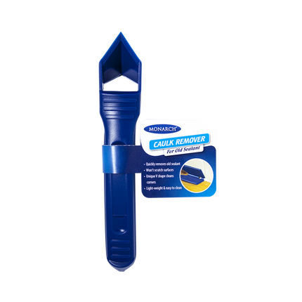 Monarch Caulk & Sealant Remover blue plastic V-shaped scraper tool