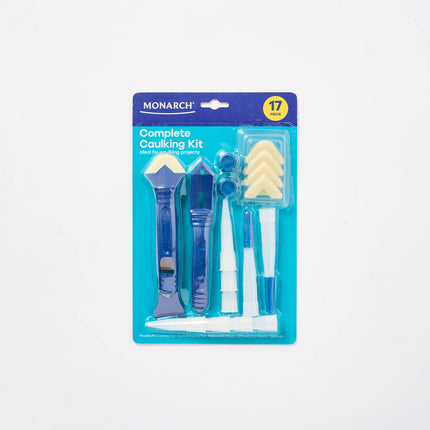 Monarch 17 Piece Complete Caulking Kit in hang-sell pack