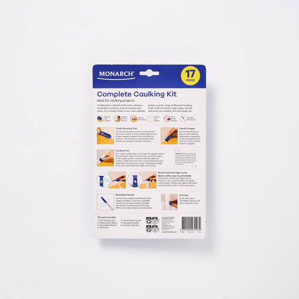 Monarch 17 Piece Complete Caulking Kit in hang-sell pack (2)