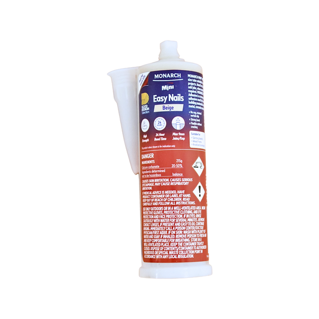 Monarch Mini Construction Adhesive Strong bond Fast Grab 215g Beige (2)