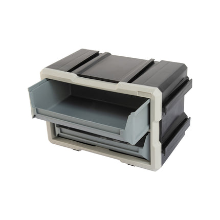 Montgomery grey interlocking 2 tray organiser (3)