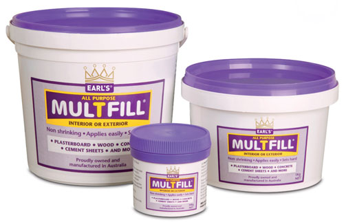 Earl’s MulTfill Multi-Purpose Paintable Putty Interior & Exterior Filler