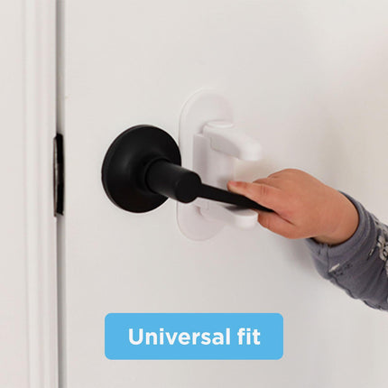 Perma Child Safety Door Lever Handle Lock 2 Pack in white (3)