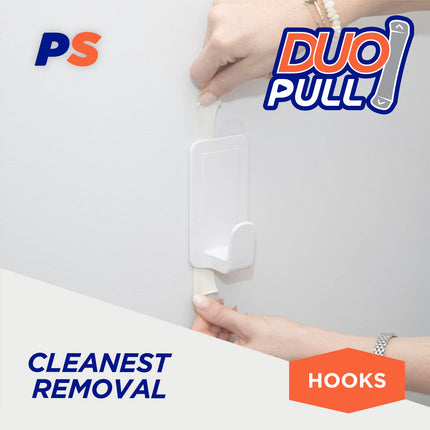 Permastik Heavy Duty Utility Hooks 2 pack with 4 adhesive strips in retail packaging (4)