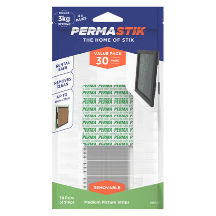 Permastik Medium Picture Strips 30 pairs pack