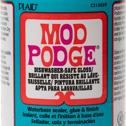 Plaid Mod Podge Dishwasher Safe Gloss 236ml (8 fl oz) container