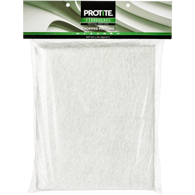 Protite Fibreglass Chopped Matting 1m x 1m pack