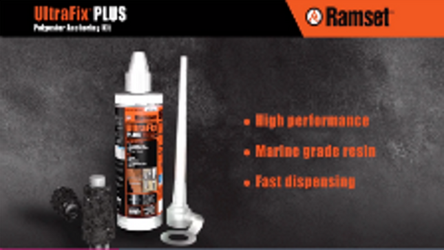 Ramset UltraFix Plus Polyester Chemical Anchoring Adhesive 300ml (Single Cartridge) (2)