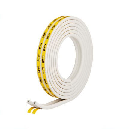 Raven RP48 Self Adhesive Door & Window Weather Strip 5m White (2 x 2.5m) (2)