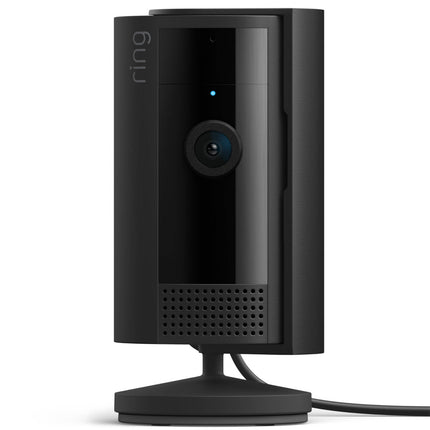 Ring Indoor Camera 2nd Gen in black with swivel privacy cover