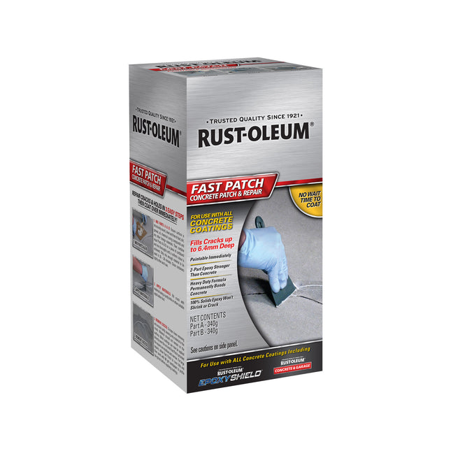 Rust-Oleum Concrete Fast Patch Two Part Epoxy Putty 0.95L Kit (Grey) (2)