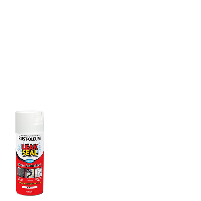 Rust-Oleum LeakSeal Flexible Rubber Coating Spray 340g (White) (2)