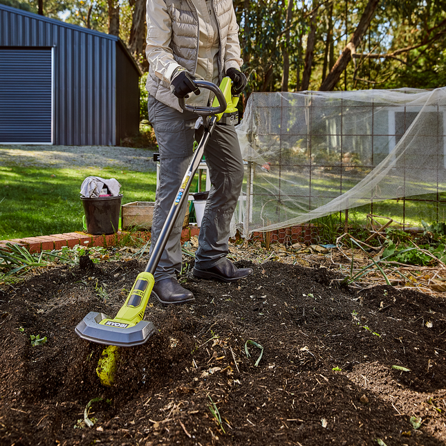 Ryobi 18V ONE+ Cordless Garden Cultivator Tool Only - for Soil Loosening (2)