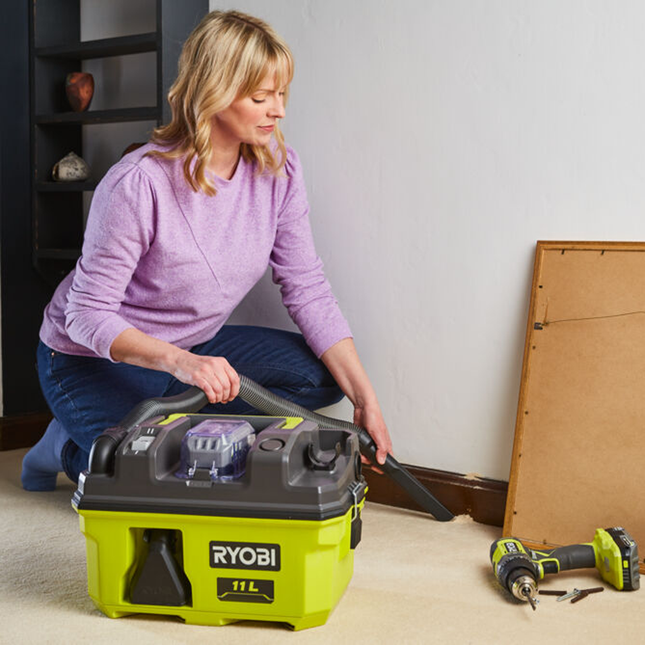 Ryobi 18V ONE+ Project Vacuum 11L RWDV1811 for Workshop Cleanup (2)