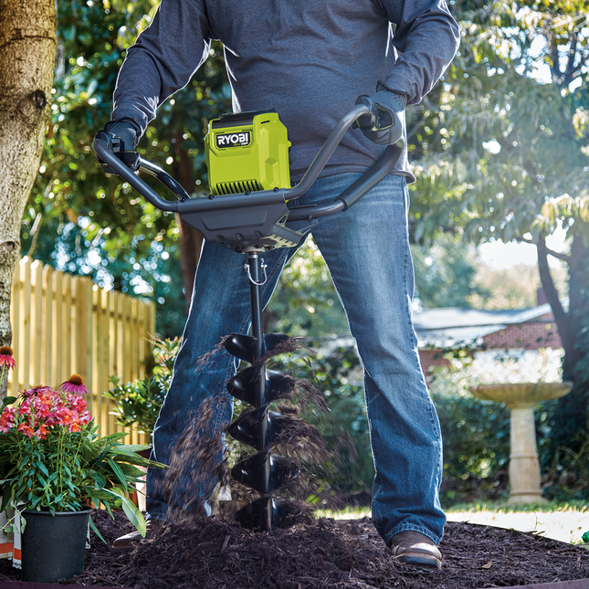 Ryobi 36V HP Brushless Post Hole Digger Kit 6.0Ah for Fence Installation (2)
