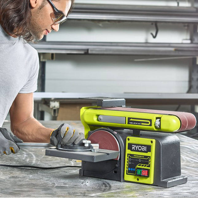 Ryobi Belt & Disc Sander 370W for Wood Finishing (2)