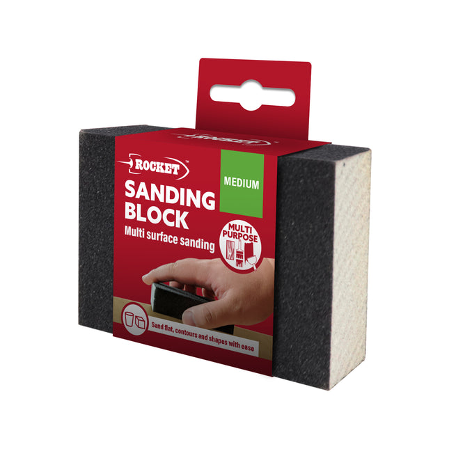 Sanding Block Medium Grade Wet or Dry (2)