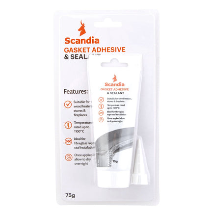 Scandia Wood Heater Fittings Gasket Adhesive and Sealant 75g tube