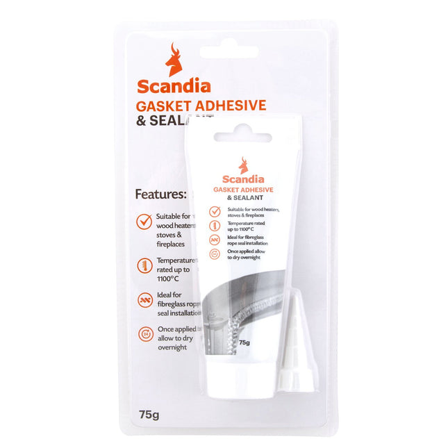 Scandia Wood Heater Fittings Gasket Adhesive and Sealant 75g tube