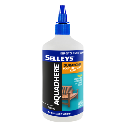 Selleys Aquadhere Durabond Polyurethane Wood Glue 250ml bottle