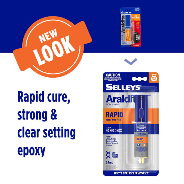 Selleys Araldite Rapid Epoxy Adhesive 14mL (2)