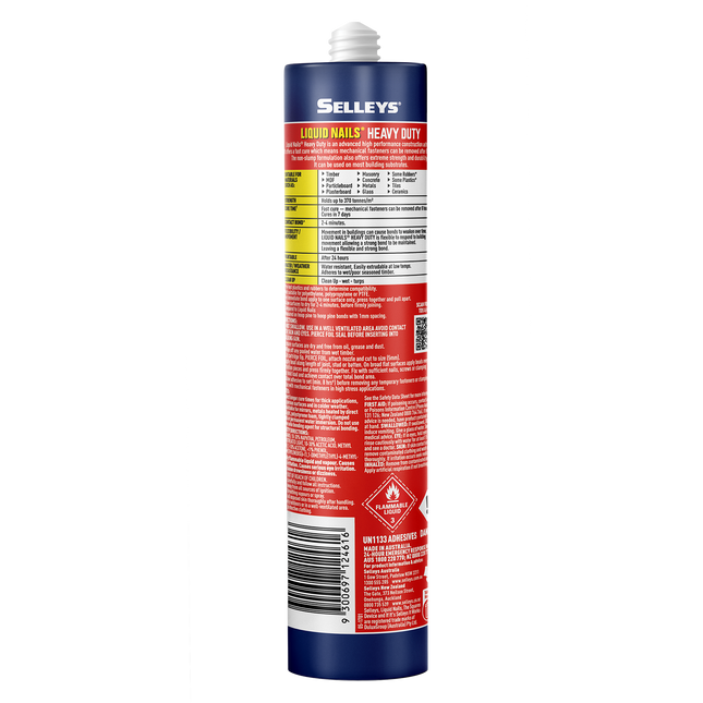Selleys Extreme Strength Liquid Nails Twice as Strong Interior Exterior 350g (2)