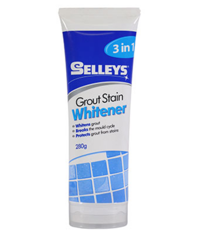 Selleys Grout Stain Whitener 280g tube front view