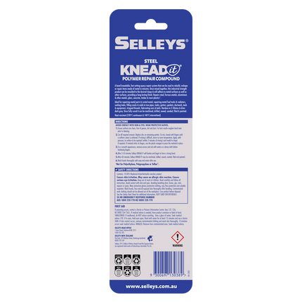 Selleys Knead It STEEL Expoxy Mouldable Putty 110g (2)