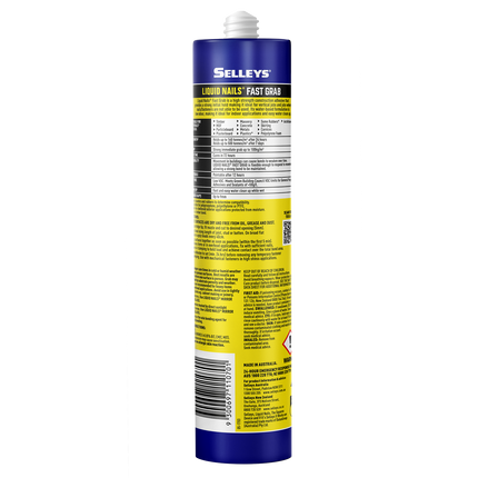 Selleys Liquid Nails Fast Grab Construction Adhesive 420g - 3 Pack (3)