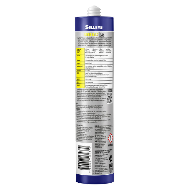 Selleys Liquid Nails Flex Flexible Construction Adhesive 430g (2)