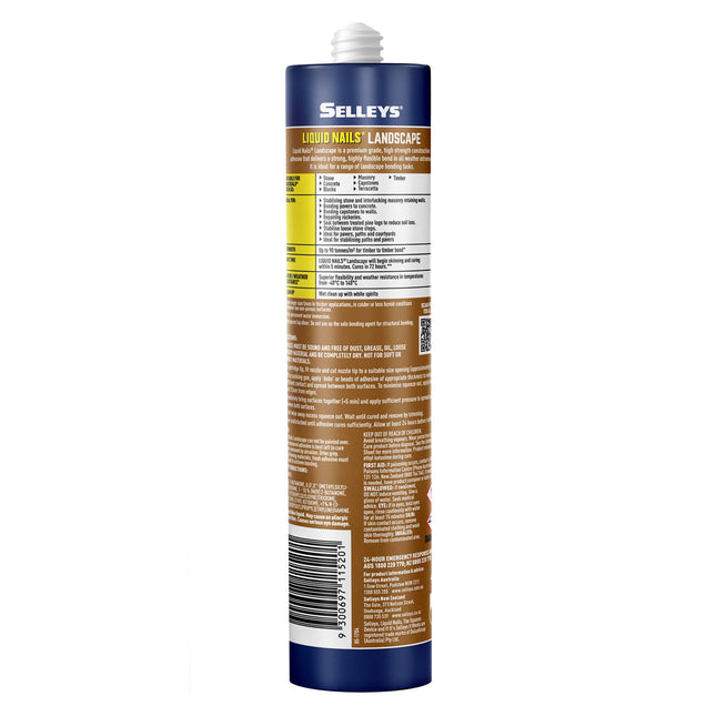 Selleys Liquid Nails Landscape Bricks Blocks Masonry High Strength 415g (2)