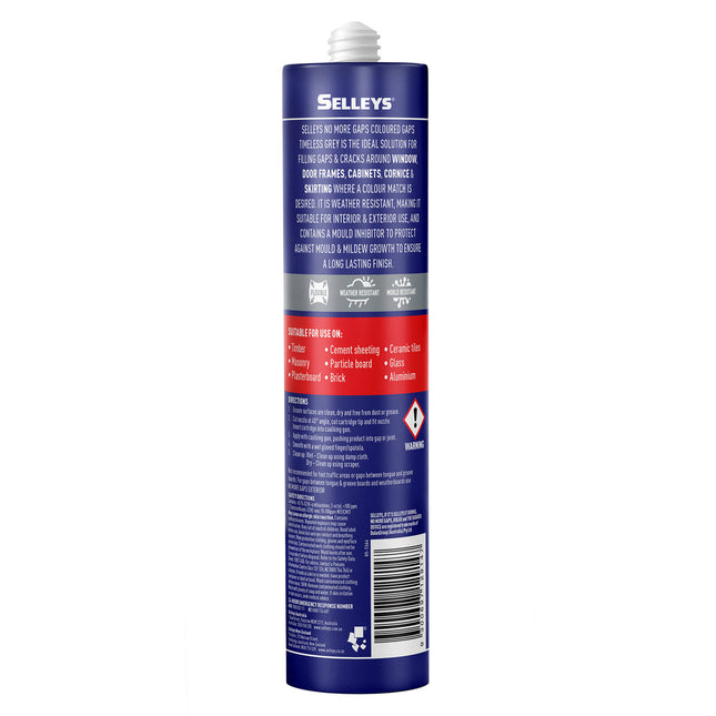 Selleys No More Gaps Coloured Caulk Sealant 450g [Timeless Grey] (2)