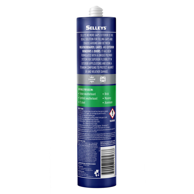 Selleys No More Gaps Exterior & Weatherboard 430g [White] (2)