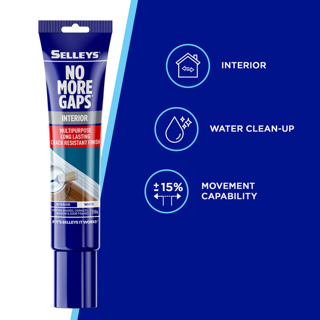 Selleys No More Gaps Multipurpose Sealant Filler 150g [White] (2)