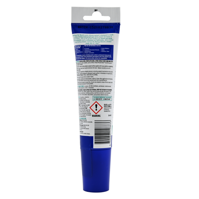 Selleys No Mould Silicone Selant 100ml [White] (2)