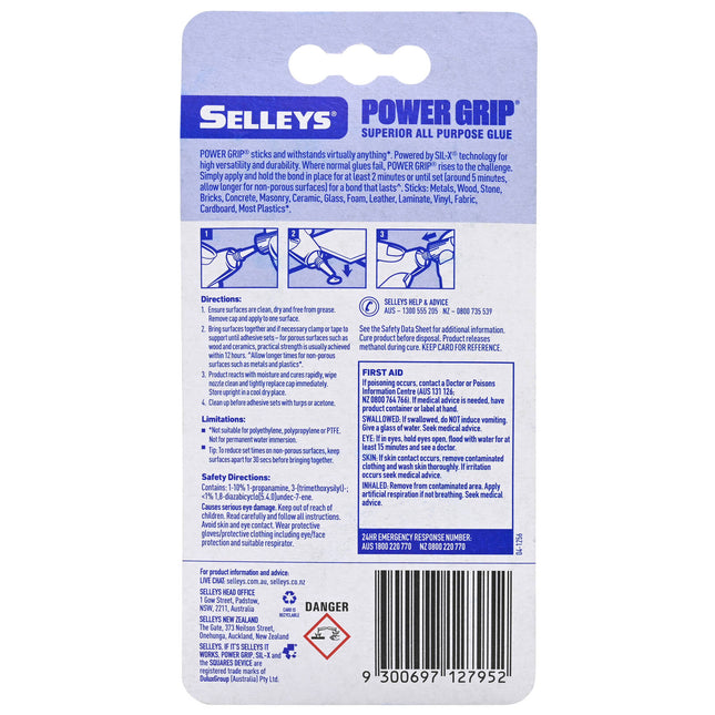 Selleys Power Grip Sil-X Polymer Better than Super Glue 10g (2)