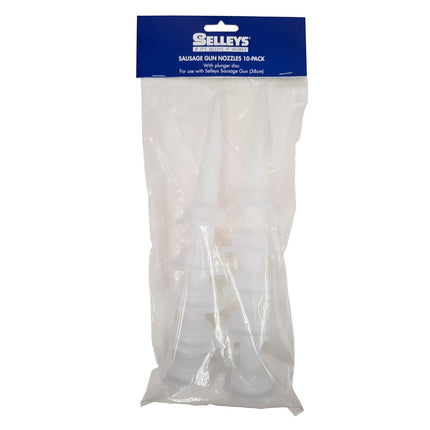 Selleys Sausage Nozzles With Plunger Disc 10 pack