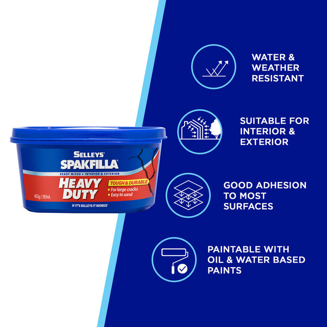 Selleys Spakfilla Heavy Duty For Large Cracks Int & Ext 435g (2)