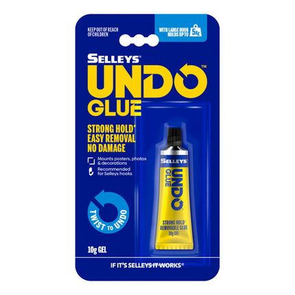 Selleys Undo Glue 10g removable mounting glue pack