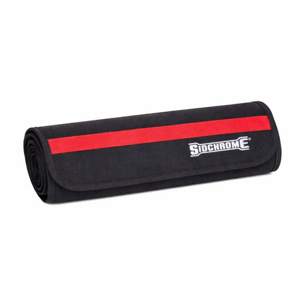 Sidchrome 12 pocket tool roll with roll-up design and ties (3)