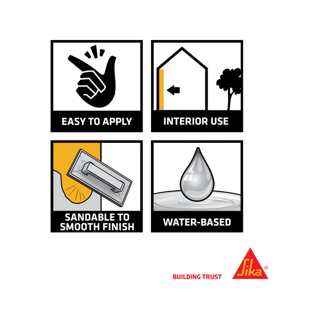 Sika Fine Surface Filler Filler-101 Interior Grade 0-3mm 400ml (2)