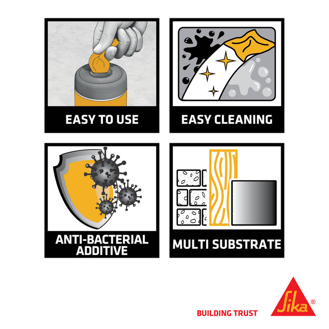 Sika Multi-Use Wonder Wipes 100 Wipes (Tub) (2)
